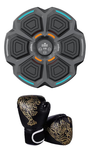 Máquina De Boxeo Inteligente, Guantes Negros Para Adultos