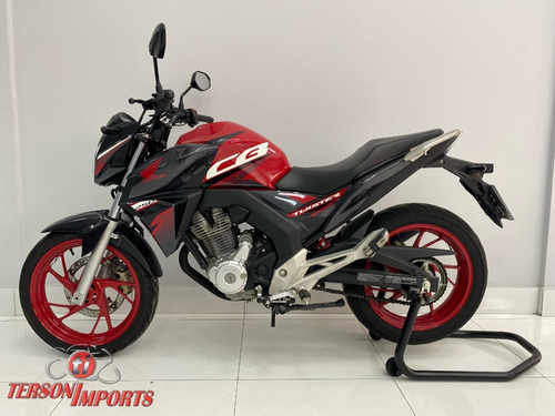 Imagem 2 de 9 de Honda Cb Twister 250f Cbs 2020 Vermelha