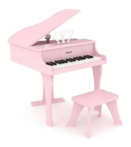 Piano De Madera Para Niños Jadore Color Rosa