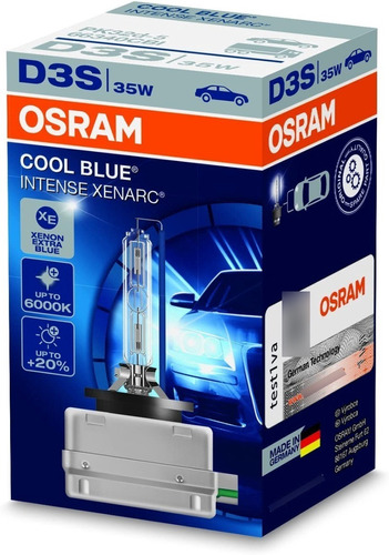 2 Focos Xenon Osram Coolblue Intense D3s 20% Mas Luz 6000°k