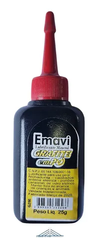Grafite Em Pó Lubrificante Fechaduras Ignição Canaletas 25g