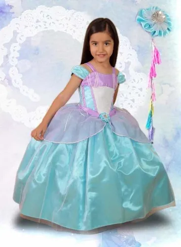 Disfraz Tipo Sirenita Princesa Disney Gala Infantil