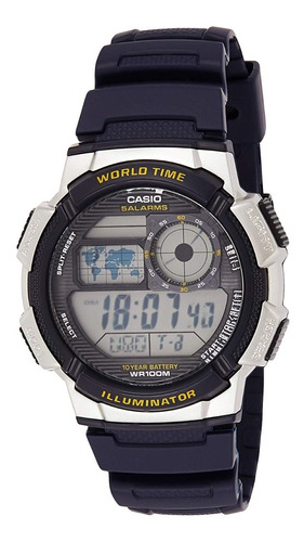 Reloj Casio Digital Ae-1000w-2av Azul Original