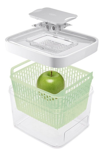 Imagem 4 de 4 de Pote Hermético Oxo Greensaver Filtro De Carvão 4 L