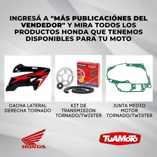 Imagen 7 de 10 de Caballete lateral/ Muleta honda Original tornado xr250