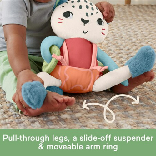 Juguete Sensorial Fisher-price Planet Friend Snow Leopard 3+