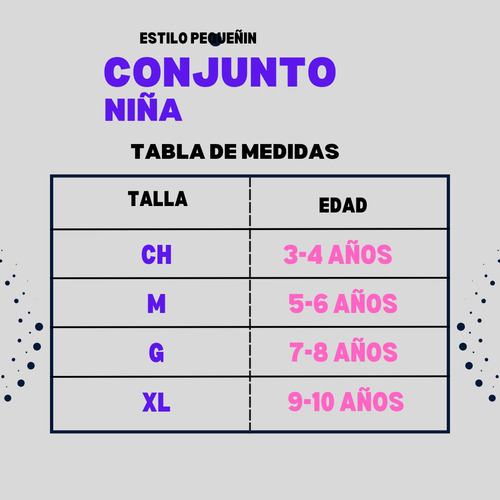 Conjunto Playera Para Niñas 2 Piezas Verano 1