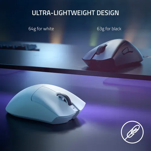 Mouse Inalámbrico Razer Deathadder V3 Pro - Blanco