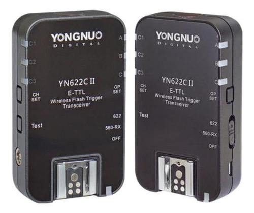 Radio flash Yongnuo YN-622c Ii e-TTL para Canon (par)