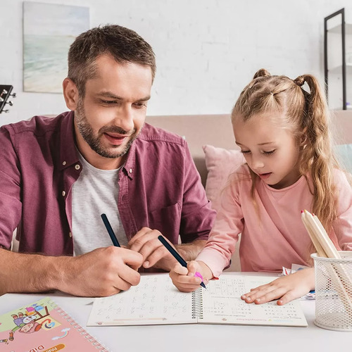 Cuadernos Magico Caligrafía Reutilizables 4 Español+4 Inglés