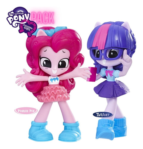 My Little Pony Equestria Pack 2 Muñecas Minis E0796 Original