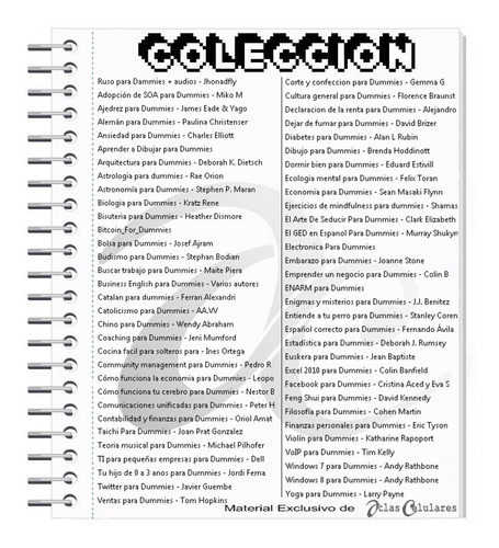 Para Dummies Combo Unico Completo Y En Español