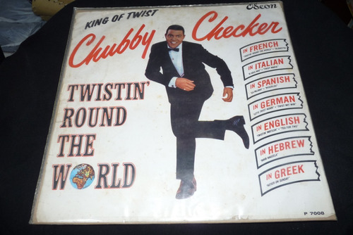 Jch- Chubby Checker Twistin Round The World Rock 60as Lp