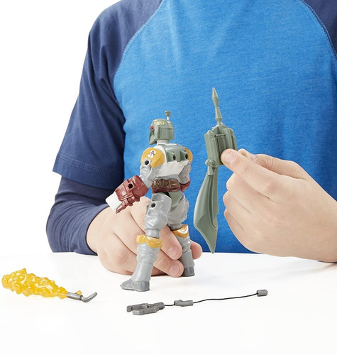 Imagen 5 de 8 de Star Wars Hero Mashers Boba Fett Original Hasbro