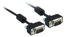 Pcconnecttm Hd15  Svga Macho Slim 32 awg Coaxial W Ferrite