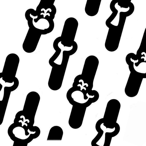 Molde Stencil Unhas - Efeito Com Baleia - 20 Unidades