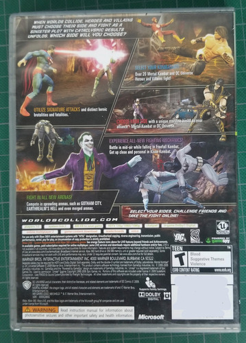 Mortal Kombat Vs Dc Para Xbox 360 (Usado)