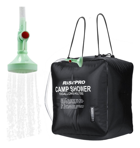 Risepro, Bolsa Para Ducha Solar, De 10 Galones/40 l, Calefac