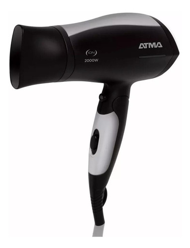 Secador De Pelo Atma Sp8934n 2000w Mango Plegable 2 Vel.