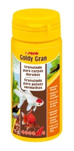 Ração Sera Goldy Gran 15g - Para Peixes Kinguios