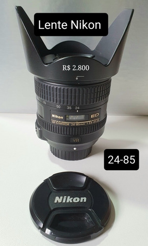 Lente Nikon Af-s 24-85 Vr Ed