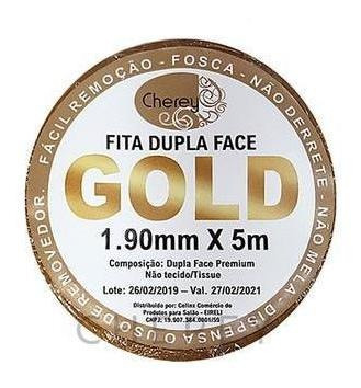 Fita Para Prótese Capilar Gold Dupla Face 1.90mm X 5m