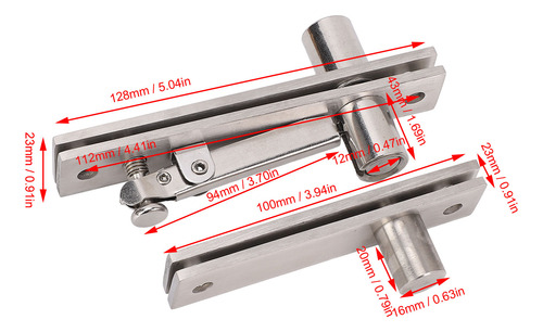 Bisagra De Puerta Oculta, Rotación De 360 Grados, Carga De 3