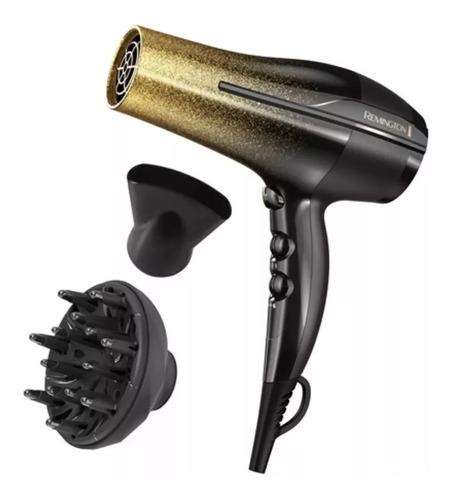 Secadora De Cabello Remington D5950 Cerámica Negra 1875w