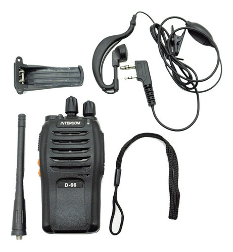 2 Radios Walkie Talkie Uhf 16 Canales 2 Vias Transceptor