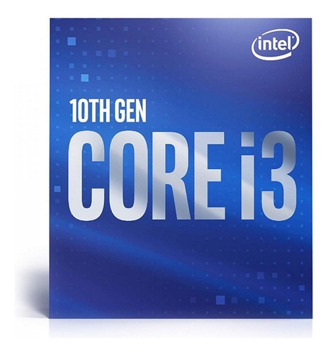 Processador Intel Core I3-10105 3.70GHZ 6MB DDR4 FCLGA1200 BX8070110105