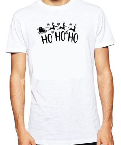 Remera Navidad Ho Ho Ho 2 / Feliz Navidad / Papa Noel /santa