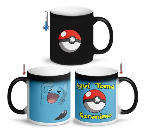 Mug 3d Fusión Mágico Personalizado Pokemon Taza Vaso Pocillo