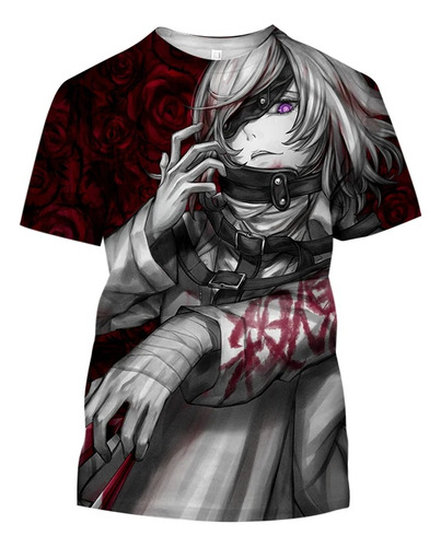 Camiseta De Manga Corta Con Estampado 3d Akudama Drive