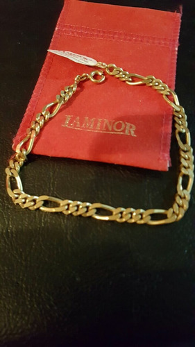 Pulsera Marca Laminor Laminado Oro 18mts De 10 Micrones