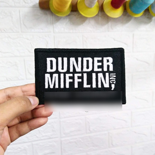 Parche Bordado Para Ropa,  Dunder Mifflin  Se Pega O Cose 