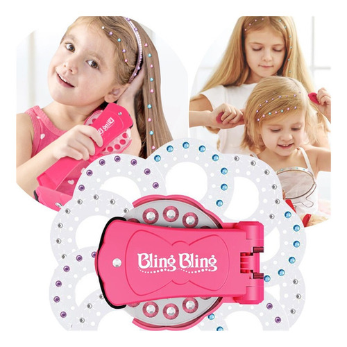 Bling Gems Con Herramienta De Colocación Para El Cabello