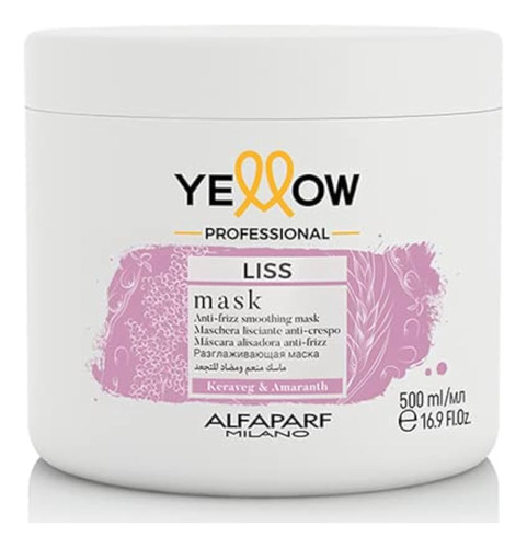 Mascarilla Yellow Liss Keratin 500ml Alfaparf