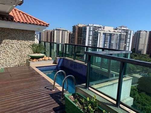 Imagem 5 de 30 de Ocean Front Cobertura Duplex Vista Mar E Pedra Da Gávea 4 Suítes Finamente Decorada Por Arquiteto 251m2 - 2013 - 70370078