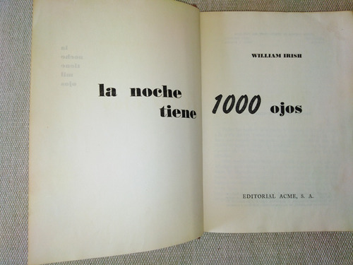 Libro  ( Novela Policial  --- Tapa Dura )