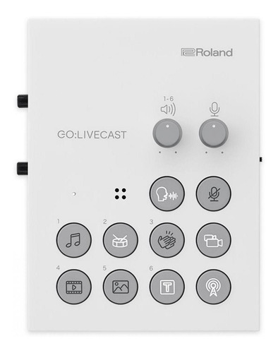 Interface De Audio Roland Go:livecast Para Celular Streaming