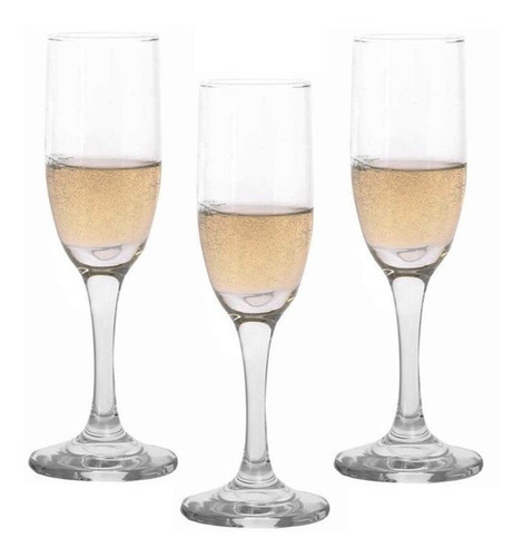 Set 6 Copas Champagne Espumante Cristar Rioja Transparente