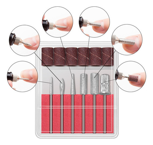 Kit De Máquina Lima Eléctrica Para Decoración De Uñas E Dril