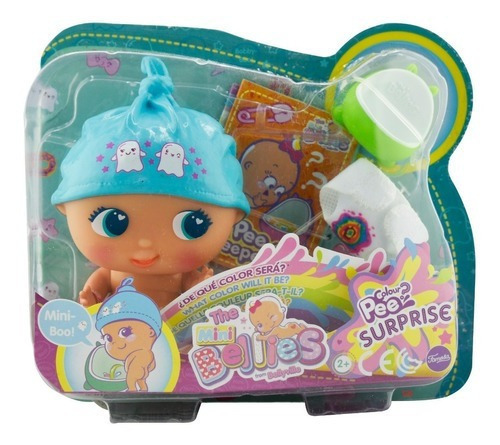 Imagen 4 de 5 de Mini Bellies Mini Boo! Muñeca Colour Pee Surprise Art 15623