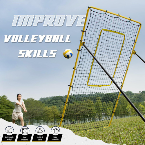 Volleyball Rebounder Net Newbyinn, Entrenamiento De Voleibol