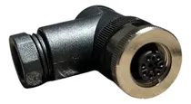 Comprar Conector M12 8 Pines Angulo Codo Hembra - Macho Hembra