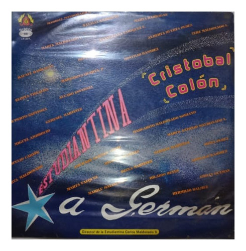 Lp Acetato Nuevo Sellado 1984 Estudiantina Cristobal Colon