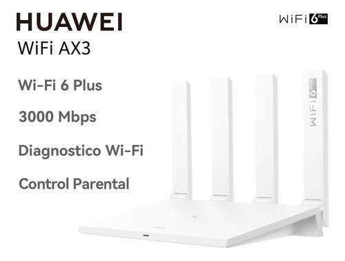 Router Huawei Wifi Ax3 Wi-fi 6 Plus Color Blanco