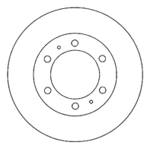 Disco Freno Delantero (297mm) Toyota Hilux 2004-2015 Vigo