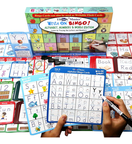 Bingo Y Tarjetas De Memoria. Alfabeto, Números, Palabr...
