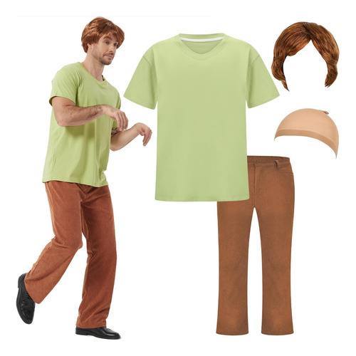 Disfraz De Halloween Para Hombres 2024, Shaggy Scooby Doo